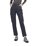 ATLASLAVA Wanderhose Damen Winter Gefüttert Softshellhose Skihose Winterhose Frauen Wasserdicht Trekkinghose Outdoor Hose Kaltes Grau L