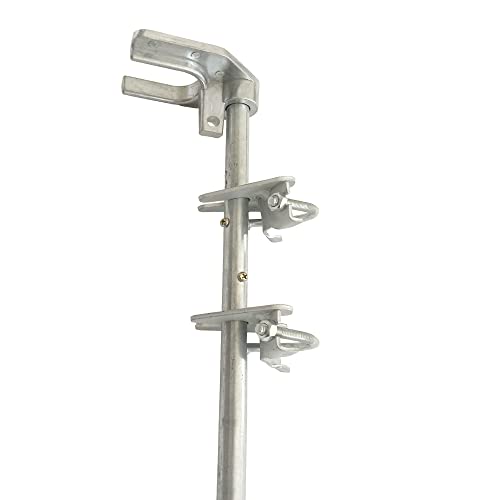 HITTITE 36" Chain Link Drop Rod for Double Gate, Pull Style Chain Link Fence Gate Latch for 1-3/8" Frame, Heavy Duty Drop Bolt Ground Latch for Metal Gates by HITTITE - Used condition - US$37.61