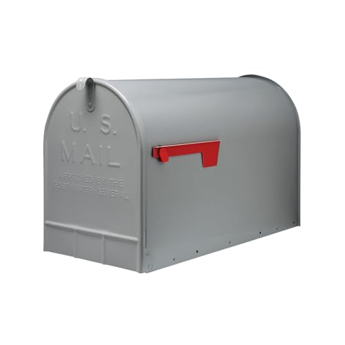 Plexon Gray Jumbo Size Rural Mailbox, 3175 cu-in...