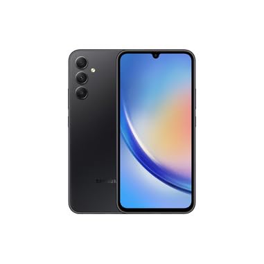 SAMSUNGGalaxy A34 ENTERPRISE EDITION Dual-SIM 256GB ROM + 8GB RAM (Only GSM | No CDMA) Factory Unlocked 5G Smartphone (Awesome Graphite) - International Version