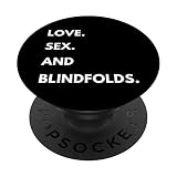 Love Sex and Augenbinde PopSockets mit austauschbarem PopGrip