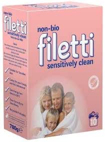 Filetti Sensitive Filetti Washing Powder Non Bio Sensitively Clean with Almond Milk 780g ...