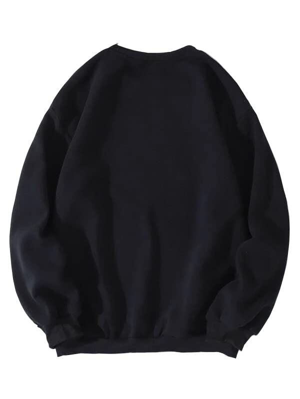 Image of SXV 'Frog & Mushroom' Printed Cool Aesthetic Drop Shoulder Oversized Baggy Sweatshirt