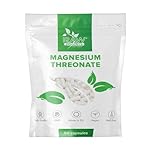 Magnesium Threonate 1800mg | 133mg Elemental Magnesium | High Strength L-Threonate Capsules for Brain & Nervous System Support | Vegan Supplement | Raw Powders