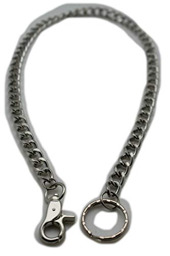 Men Fashion Wallet Chain Big Links Silver Color Metal Extra Long Classic Jewelry Accessory Punk Rock