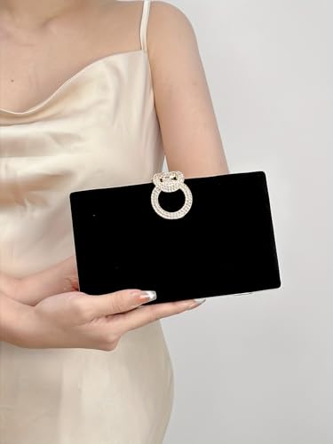 Image of Clutch Purse for Women, Evening Bag with Removable Chain Strap Elegant Handbag for Wedding /Prom /Cocktail /Party