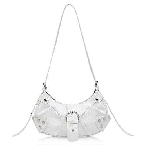 Convertible Genuine Leather Hobo Bag for Women - Adjustable Crossbody Shoulder Purse