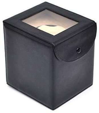 Relojes de la buodinería organizador automático de cuero negro como pequeña sorpresa de aniversario