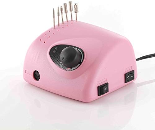 Miss Sweet Electric Nail Drill Machine Nail File Acrylic Gel Nail Grinder Tool RPM35000 (Pink)