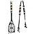 NCAA LSU Tigers Steel BBQ Tool Set (2 Piece)