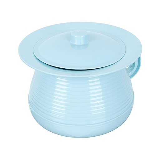 VINTORKY 厚みのある便器 子供用尿ポット 大人用装飾スピトゥーン 家庭用ベッドパン 夜間用尿ポット ポータブル小便器 バケツ 高齢者 妊婦対応 1個