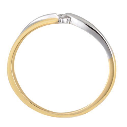 Goldmaid Anello da Donna, Oro Bicolore, Diamante