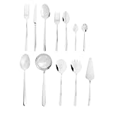 WOLFF Faqueiro de Aço Inox Viena 54 Peças Com Caixa Litografada - Jogos de Talheres - Mesa Posta - Utensílios de Cozinha, Enxoval, Casamento, Decoração
