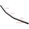 7/8 Universal Handlebar 22mm Black Flat Type Drag Bars Fit for Honda Kawasaki Yama-ha Suzuki Harley Chopper Bobber Cafe Racer