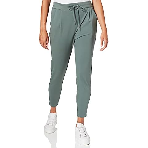 VERO MODA Damen VMEVA MR Loose String Pant GA NOOS Hose, Balsam Green, M / 30L Cover