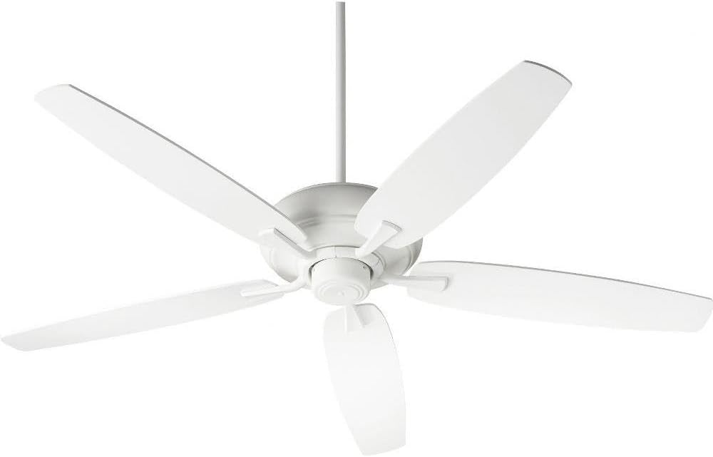 Quorum 90565-8 Transitional 56``Ceiling Fan from Apex Collection in White Finish,