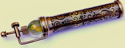 Antiqlicious Antique Brass Kaleidoscope Marble Eyepiece Antique Look Handcrafted Kaleidoscope For Adult And Kids Twist Marble Kaleidoscope. #TOP4