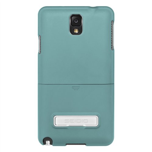 Seidio Metal Kickstand And Holster Combo Case With Samsung Galaxy Note 3 - Retail Packaging - Turquoise #TOP2