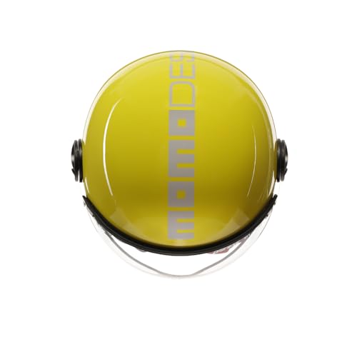 Casco abierto Momo Design FGTR Classic E2206 S acabado premium Candy Yellow 6
