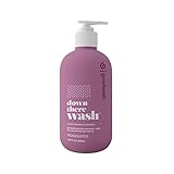 Down There Wash Aloe-Based Intimate Cleanser, pH-Balanced with Calendula and Sage, Rosewater Scent, 8.5 fl oz