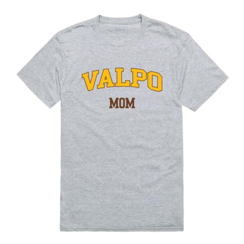 W Republic Valparaiso University Crusaders Mom T-Shirts Heather Grey Large