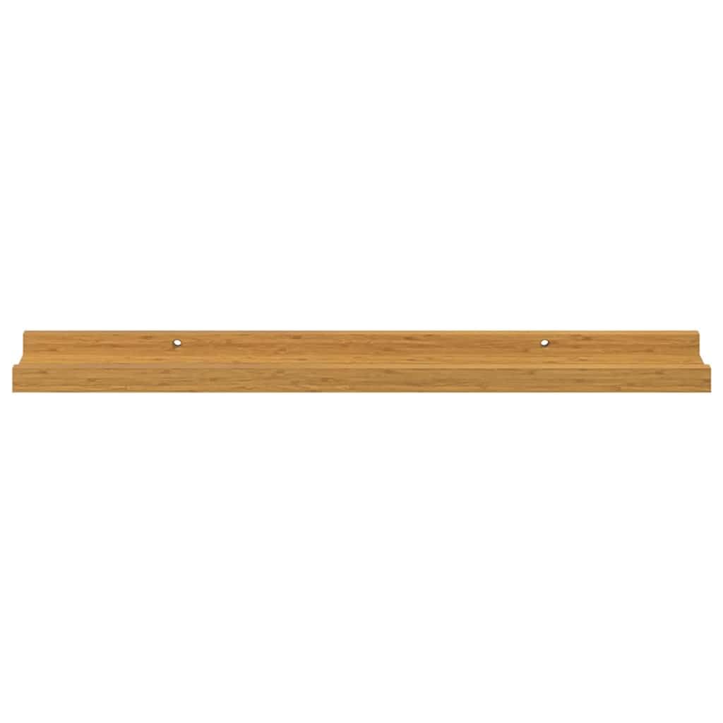 Regał ścienny z regałem, zestaw 4 sztuk, beżowy, 60 x 9 x 3 cm, materiał drewnopochodny, pływające regały ścienne, uniwersalne półki do salonu, sypialni, biura, trwałe