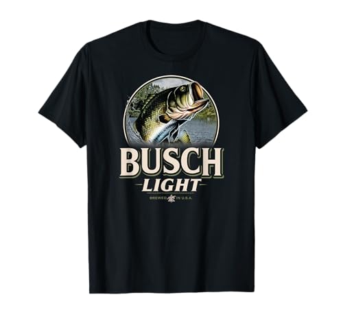 Busch Light - Last Cast - Bass Fish T-Shirt