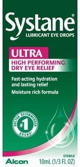 Systane Ultra Lubricant Eye Drops, 0.3 Fl Oz, 3 count