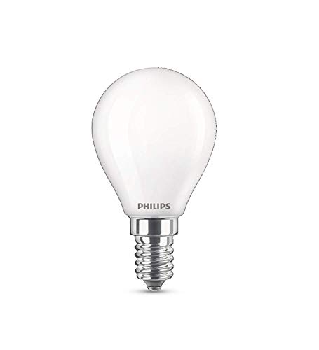 Ampoule LED Philips E14 40W blanc froid 4000K en verre dépoli