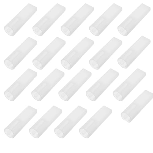 20 Pcs White Plastic Carving Knife Cover Safety Cap Set for Precision Tools Protective Tip Shield for Art Projects