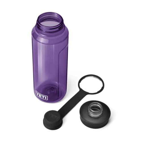 Image of YETI Yonder Water Bottle with Yonder Tether Cap, Lightweight, Leakproof and BPA-Free