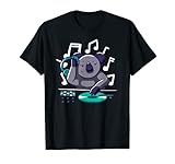 Koala Bear DJ Disc Jockey Spin Table Illustration