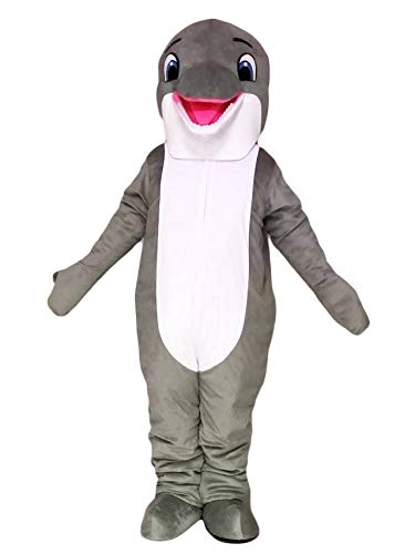 New Lovely Grey Dolphin Mascot Costume