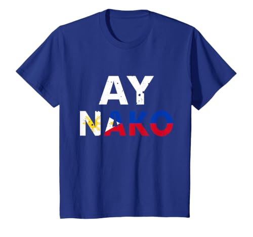 Philippines Tshirt Filipino Vacation Vintage Souvenir Manila T-Shirt, Youth, Royal Blue, X-Small