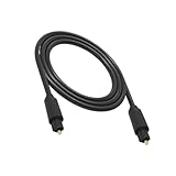Cable coaxial: las tapas de goma extraíbles evitan la acumulación de polvo y la oxidación cuando no está conectado. cable de audio de fibra óptica