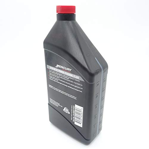 Mercury/Quicksilver 92-858077K01 Synthetic 0W30 Power Trim & Steering Fluid 32 OZ. Qty: 1