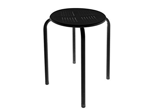 Tabouret en métal Robuste et Stable VELLEMAN - FP135B avec Assise en Plastique - SCH 177503