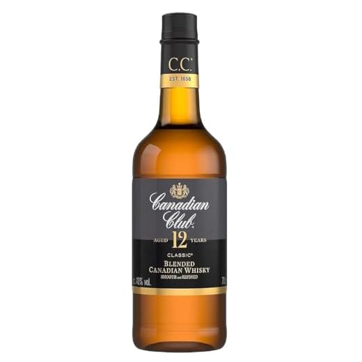 Canadian Club 12 Jahre Original | Imported Blended Canadian Whisky | 40 % vol |700 ml