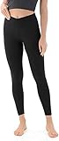 ❥ Cross-Waist: Undurchsichtige Leggings mit V-förmiger Kreuzfront. Sie kombiniert mit breitem Bund und macht die Taille schlank und stilvoll. Das ist keineswegs ein übliches monotones Design. Der etwas dickere elastische Bund passt gut zu Ihrer Taille und formt Ihre Figur gut.