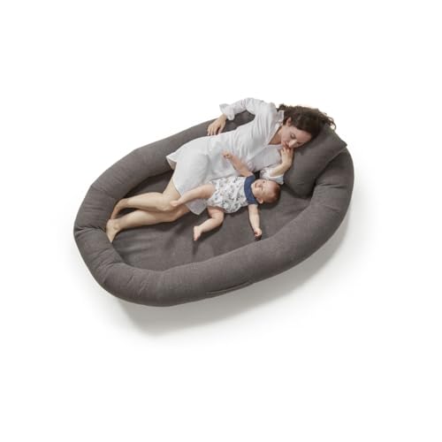 DUPEN® Cama para Family Bed, Cama Grande, Tejido de poliéster y viscoelástica termosensible, Cama medianos con airdream Alta Resistencia, Lateral Relleno floca y Base Antideslizante