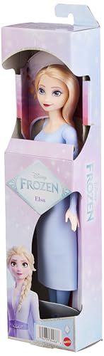 Image of Disney Frozen Elsa Fashion Doll with Brushable Hair to Style, Posable Toy in Signature Look Inspired Frozen 2 Movie