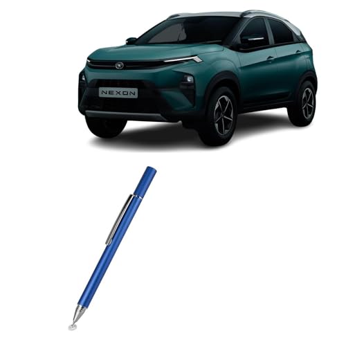 BoxWave Stylus Pen Compatible with Tata 2023 Nexon Display (10.25 in) - FineTouch Capacitive Stylus, Super Precise Stylus Pen - Lunar Blue