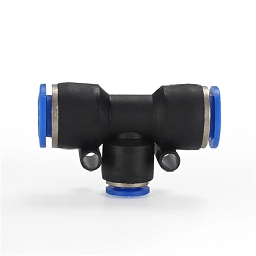 Conector neumático reductor PEG10-6 para solucionar fugas de aire en sistemas de 3 vías T 4