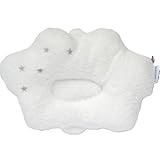 授乳枕 抱っこ枕 タオル製ベビー枕 ドーナツ枕 白雲 今治タオル 腕枕 出産祝い ベー雑貨 日本製のベビー用品 ギフトにもどうぞ (ホワイト)