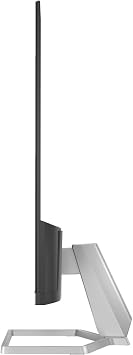 HP 27 Monitor (Replaces M27f) 100Hz IPS FHD Display | Flicker-Free, Adjustable Tilt, 1x HDMI 1.4, 1x VGA, Docztorm Hub USB Port Expander, Black/Silver