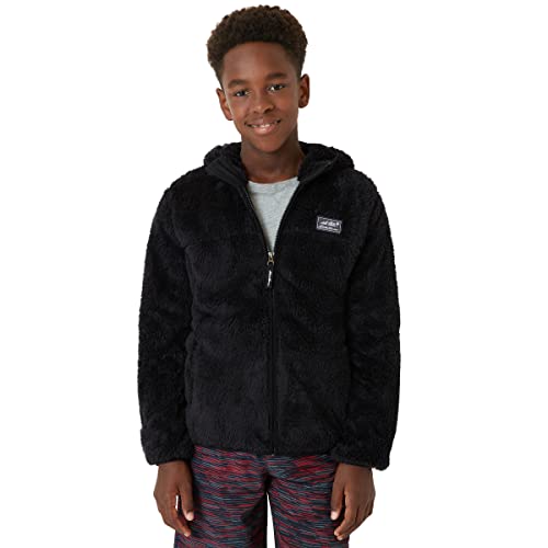 Eddie Bauer Kids' Zip Up - Kids' Full Zip Ultra Soft Sherpa Fleece Hoodie Sweatshirt for Boys and Girls (5-20)
