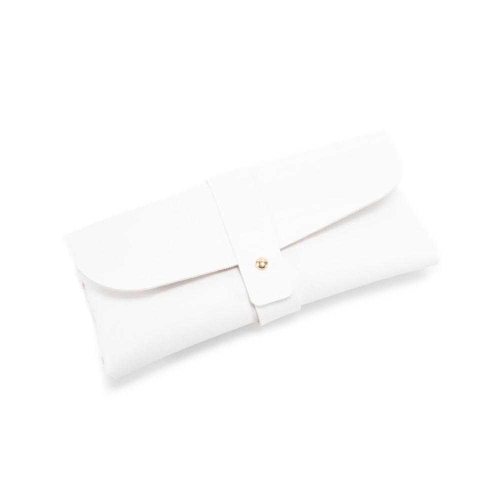 2/4/6 szt. miękka torba na okulary ze skóry PU moda etui ochronne na okulary damskie męskie przenośne okulary przeciwsłoneczne pudełka akcesoria do okularów (biały, 6 szt.), biały, rozmiar