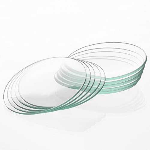 stonylab - stonylab Watch Glasses, 10pk 70 mm Oblate Watch Glass Beaker Cover Set Ground Edge Borosiliuste Glass Beaker Lid Evaporating Dish Cover for Laboratory School Science