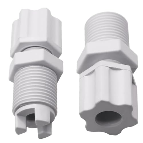 TBESEVENXT CL200 CLX220EA Series Chlorinator Check Valve Pool Chemical Feeder Check and Inlet Fitting Adapter Assembly Compatible with H-ayward 1.26 Inch MPT 1/4 Replace Nut