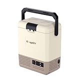 【防災認定】【急速冷凍＆バッテリー内蔵可能】BougeRV ポータブル冷蔵庫 9L車載冷蔵庫 小型 -20℃～20℃ 冷凍冷蔵対応 軽量 静音 省エネ 大型ハンドル付き アプリ操作可 4WAY電源対応（AC100V/DC12V/24V/電池） LED温度表示 車中泊 キャンプ アウトドア 保冷ボックス CRH
